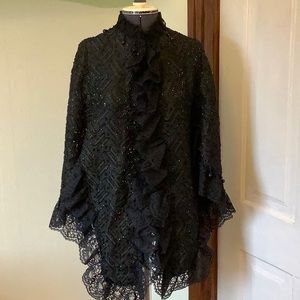 Beaded Victorian Style Cape